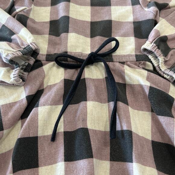 Omi Jo Swirl Dress, Purple Plaid, Toddler Girl Size 2 - Picture 3 of 7